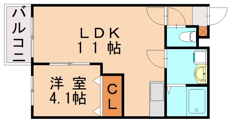 Luana唐原の間取り写真