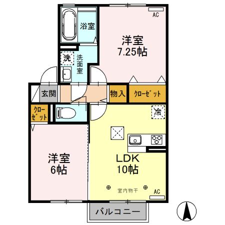 グランノワールの間取り写真