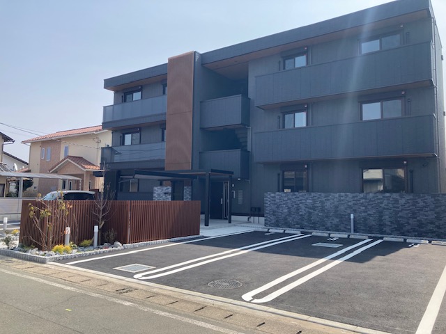熊本市電健軍線 健軍町駅 徒歩14分 3階建 築1年の外観写真