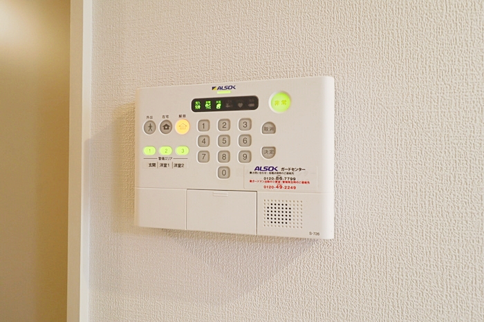 セキュリティ　ALSOKホームセキュリティ搭載