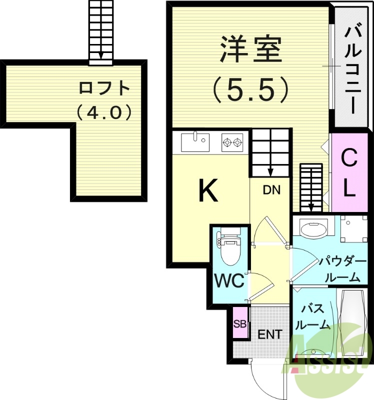 あんしん福町の間取り写真