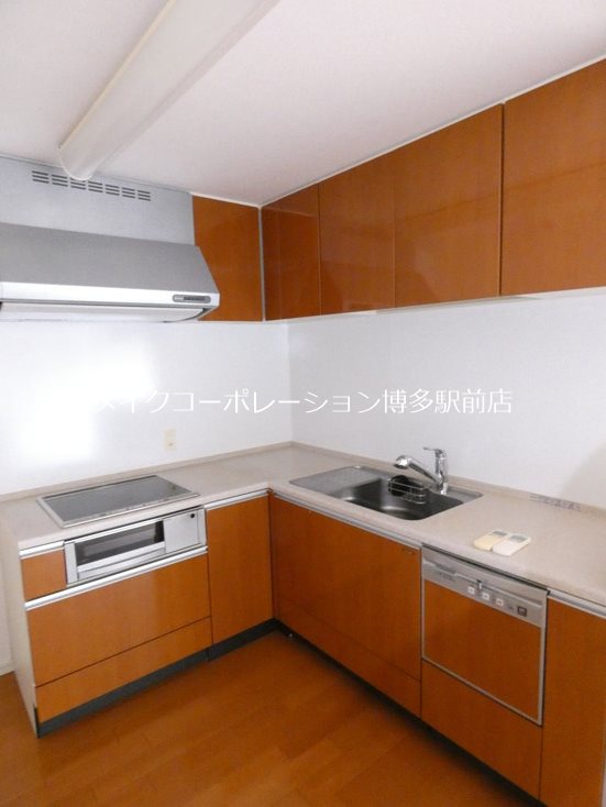 地下鉄空港線 中洲川端駅 徒歩5分 20階建 築21年のキッチン写真