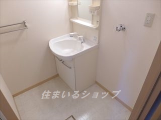洗面設備　シャワー付き洗面化粧台