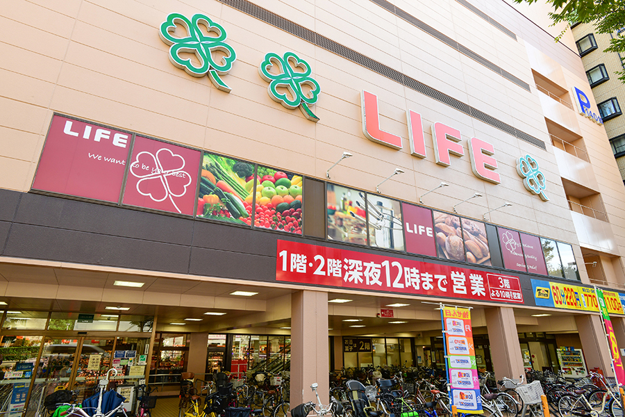 スーパー　ライフ本庄店（スーパー）まで503m