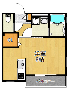 ＪＲ横須賀線 新川崎駅 徒歩10分 3階建 築16年の間取り写真