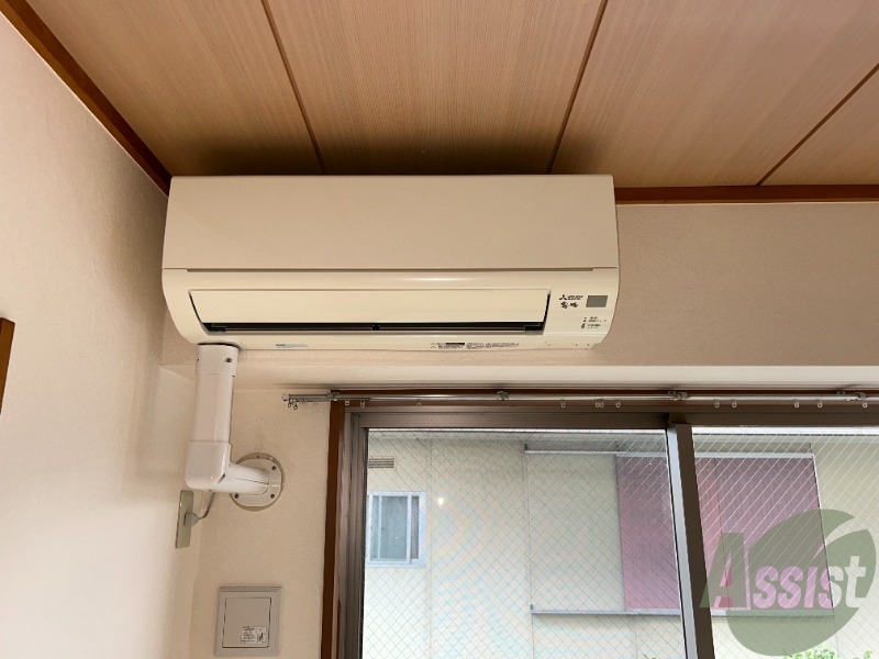その他設備　エアコンが設置してありますので、寒暖対策もばっちり。