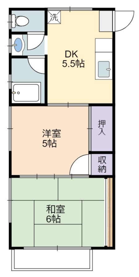 コーポ青山の間取り