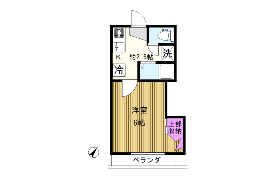 コーポクリエラの間取り