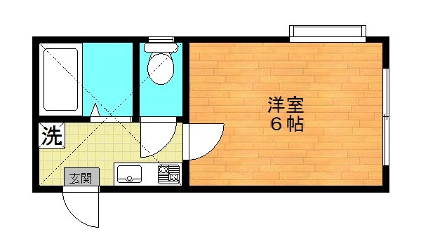 鎌ケ谷市鎌ケ谷のアパートの間取り