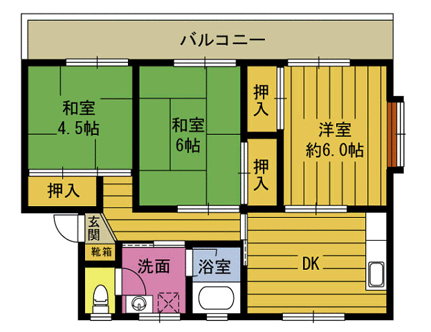 グリーンビル星和台の間取り