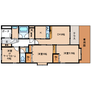 アコルデ東台の間取り