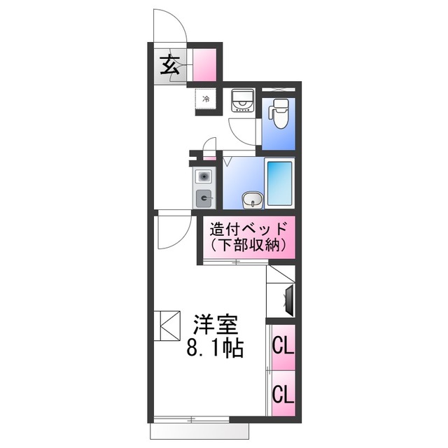 レオパレスレイズの間取り