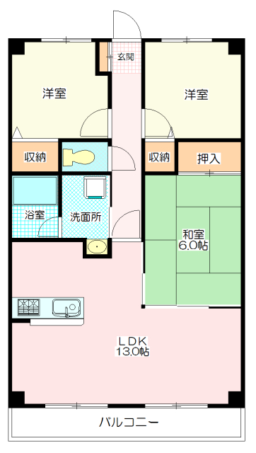 アクシスソメイの間取り