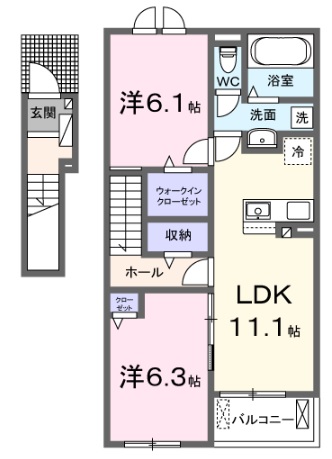 ＴＫＹ　ヴィレッジBの間取り