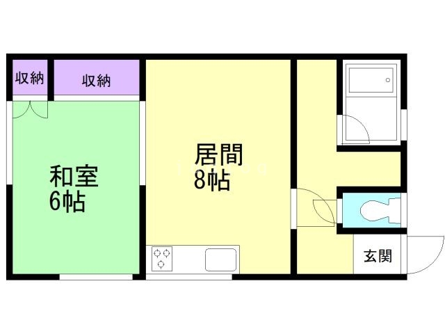 コーポ槇の間取り