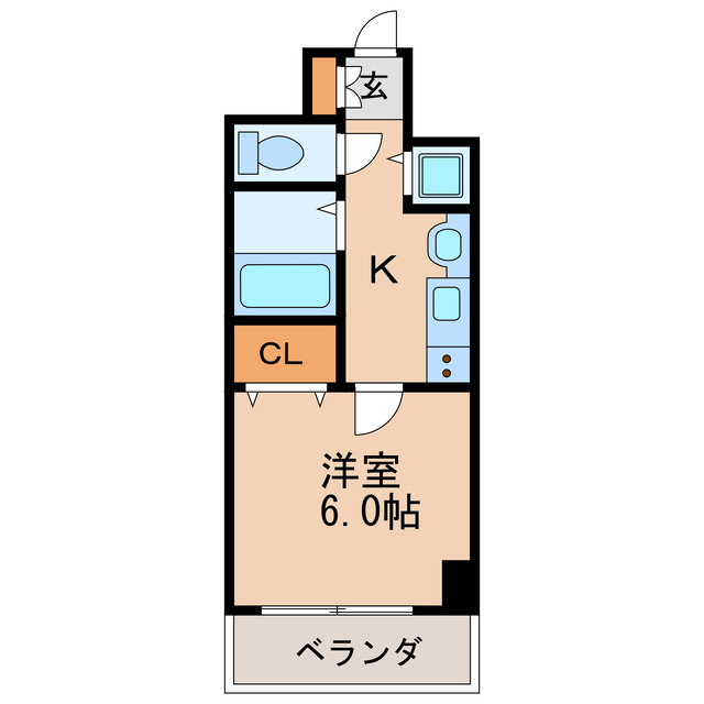 プレサンス泉シティアークの間取り