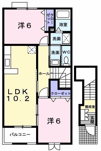 ラ・コリーナＣの間取り