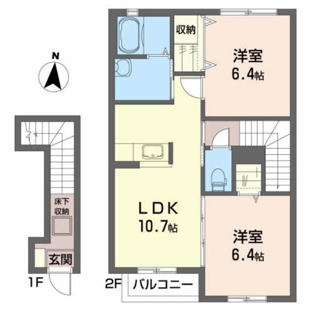 フォレストヴィラＫの間取り