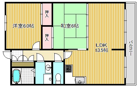 アベニューとみたの間取り