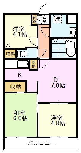 恋ヶ窪378レジデンスの間取り