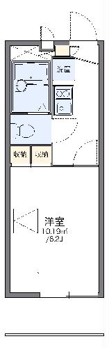 レオパレス九番街の間取り