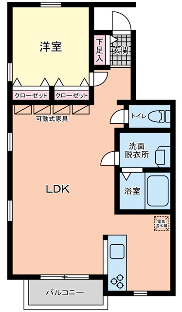 エメラルドハイツの間取り