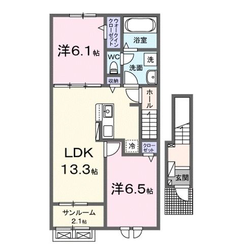 ウエストパークの間取り