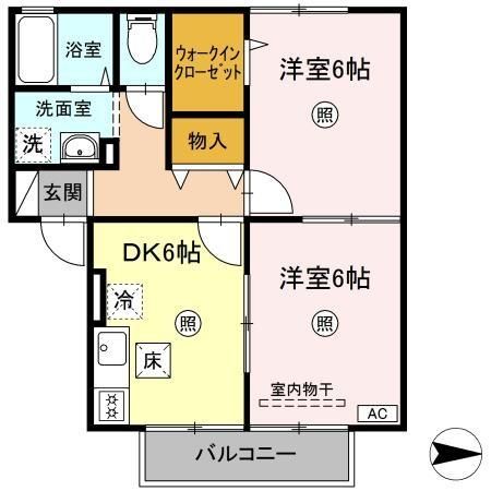 フレールMの間取り