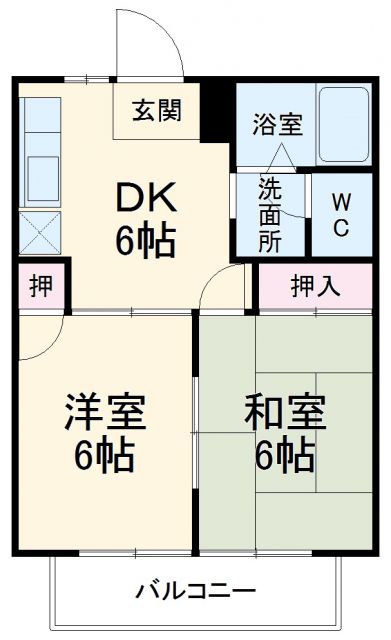 【シェルティＫＵＷＡＧＯ　Iの間取り】