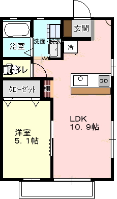 メゾンかなざわBの間取り