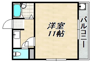 アスカハイツ五位ノ池の間取り