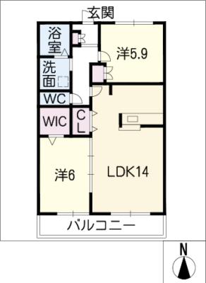 ヘーベルテラス　ＷＥＳＴの間取り