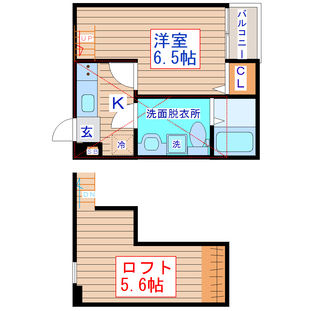 ASSO台原の間取り