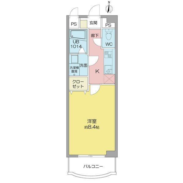 常滑市末広町のマンションの間取り