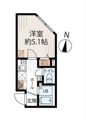 足立区大谷田のマンションの間取り