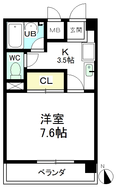 フォルツァ中央の間取り