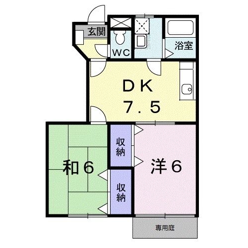 有田郡広川町大字広のアパートの間取り