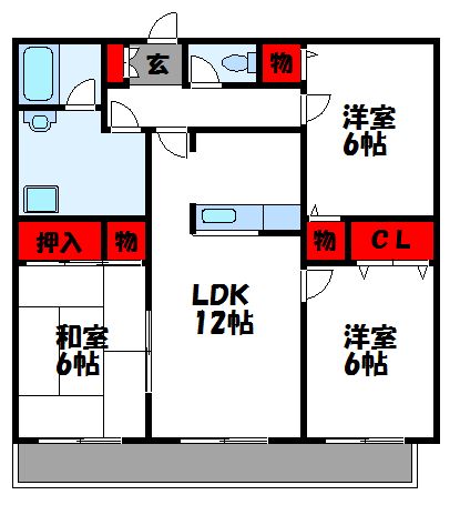 ヴァン・ヌーヴの間取り