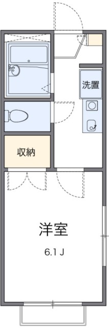 レオパレスエフハイムの間取り