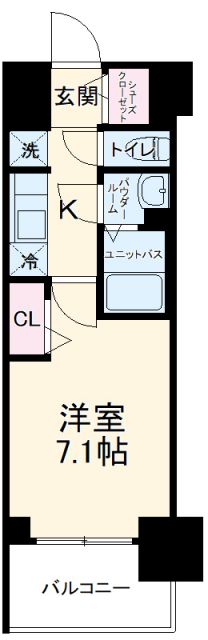 プレサンスNAGOYAファストの間取り