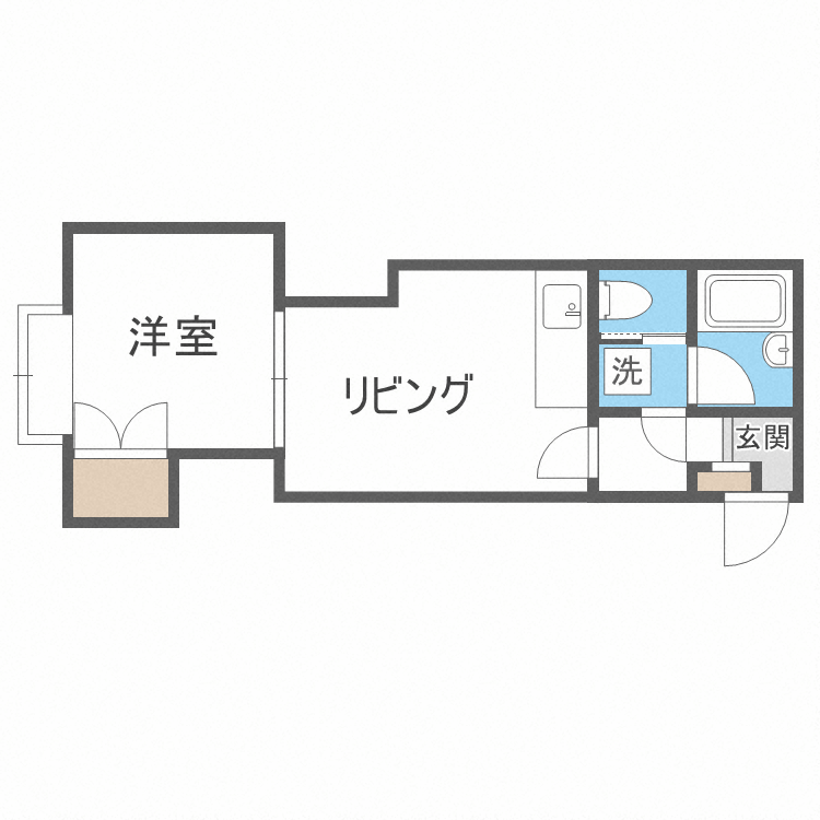 αＮＥＸＴ札幌第２の間取り