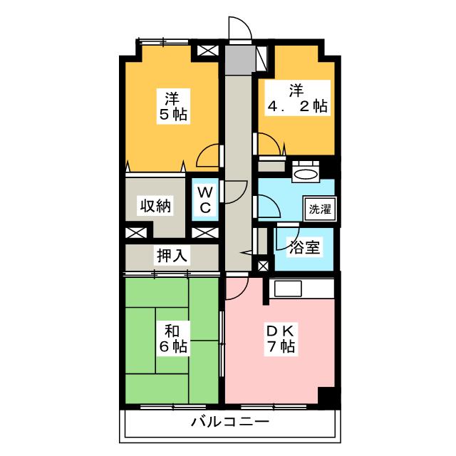 レピドール福田Iの間取り