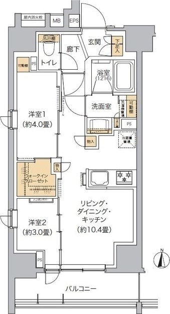 リビオメゾン東池袋の間取り