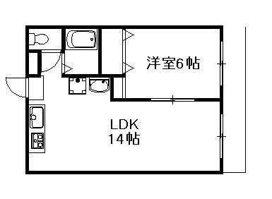 ウィング21下妻の間取り