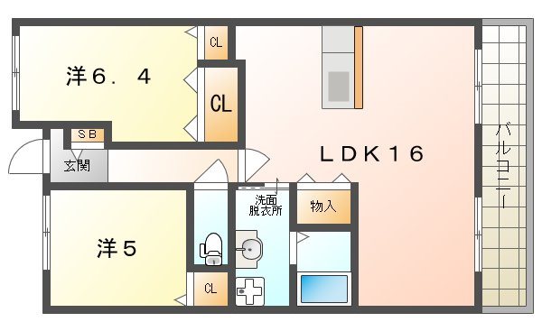 ココ　プラザの間取り