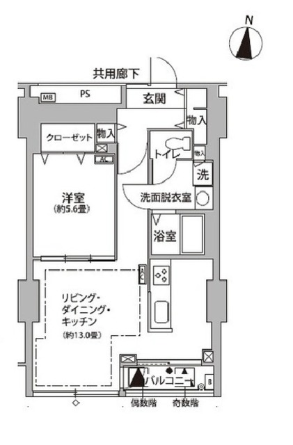 東雲キャナルコートCODAN11号棟の間取り