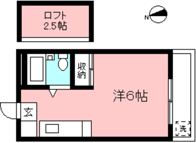 コーポ泉の間取り