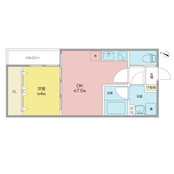 ジュネス日比野の間取り