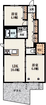 杉並区高井戸東のマンションの間取り