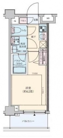 ロアール川崎大師の間取り